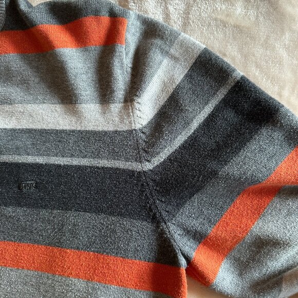 Vans 100% Cotton Y2K Crewneck Striped Sweater Men's Size S - Picture 5 of 6